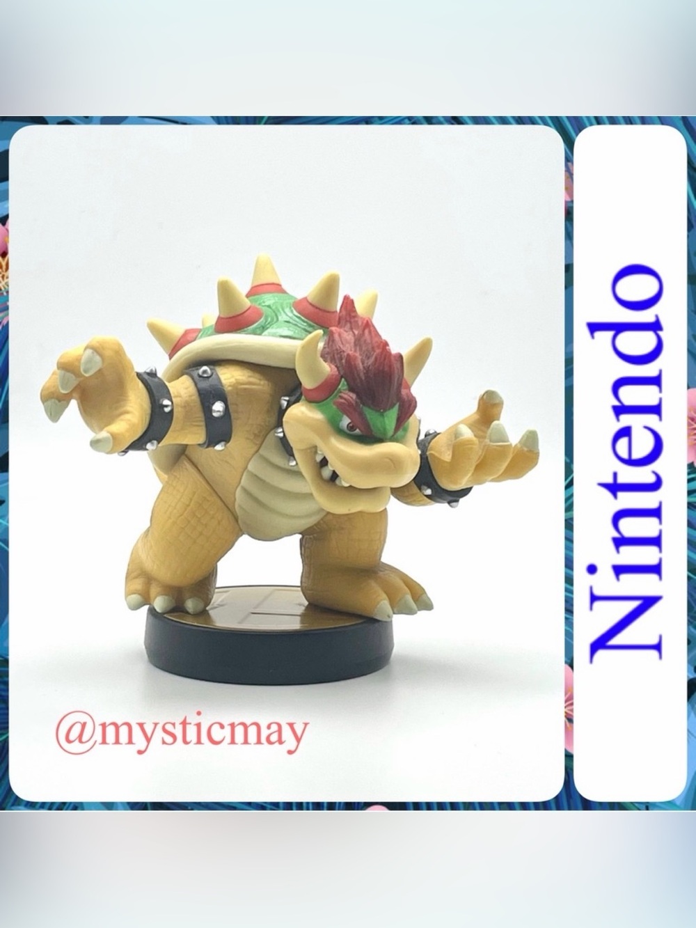 NINTENDO Super Smash Bros BOWSER Amiibo Figure Super Mario for Switch 3DS Wii U